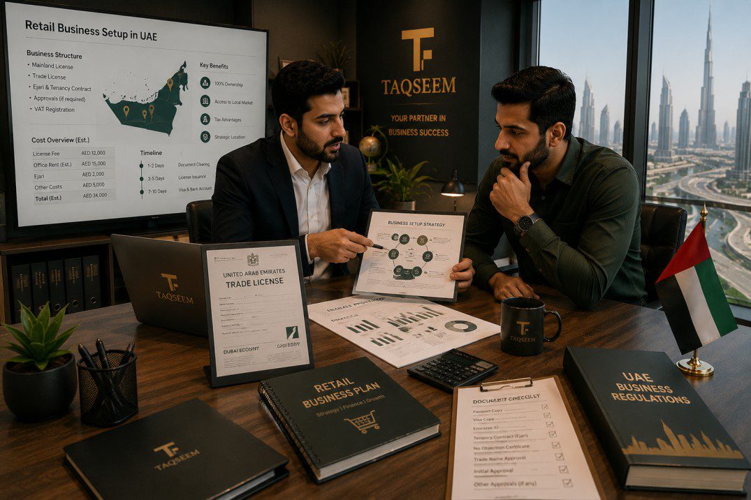 How to Start a Retail Business in UAE: Your Ultimat Guide by Taqseem？