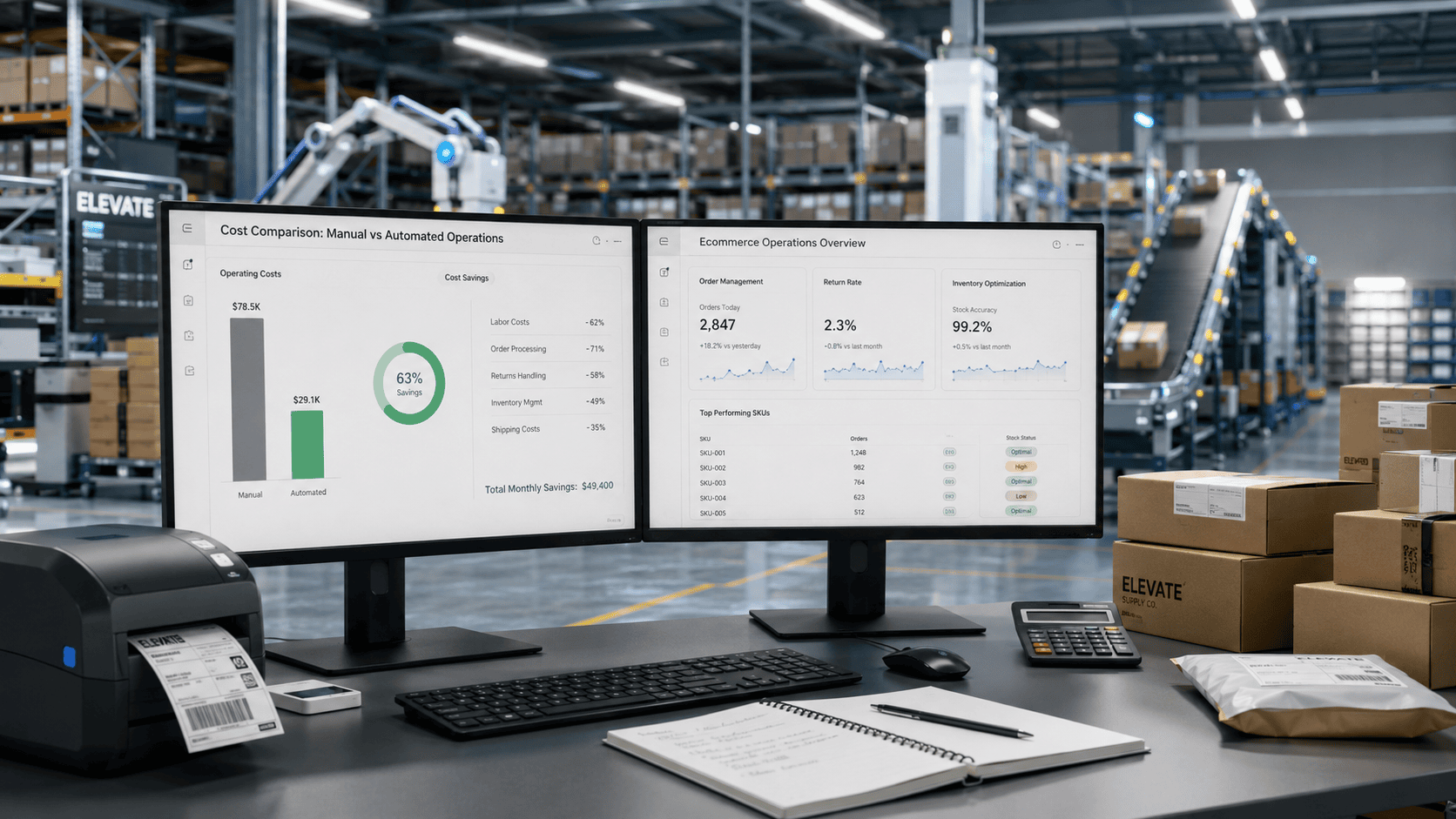 How AI Automation Reduces Ecommerce Operating Costs 